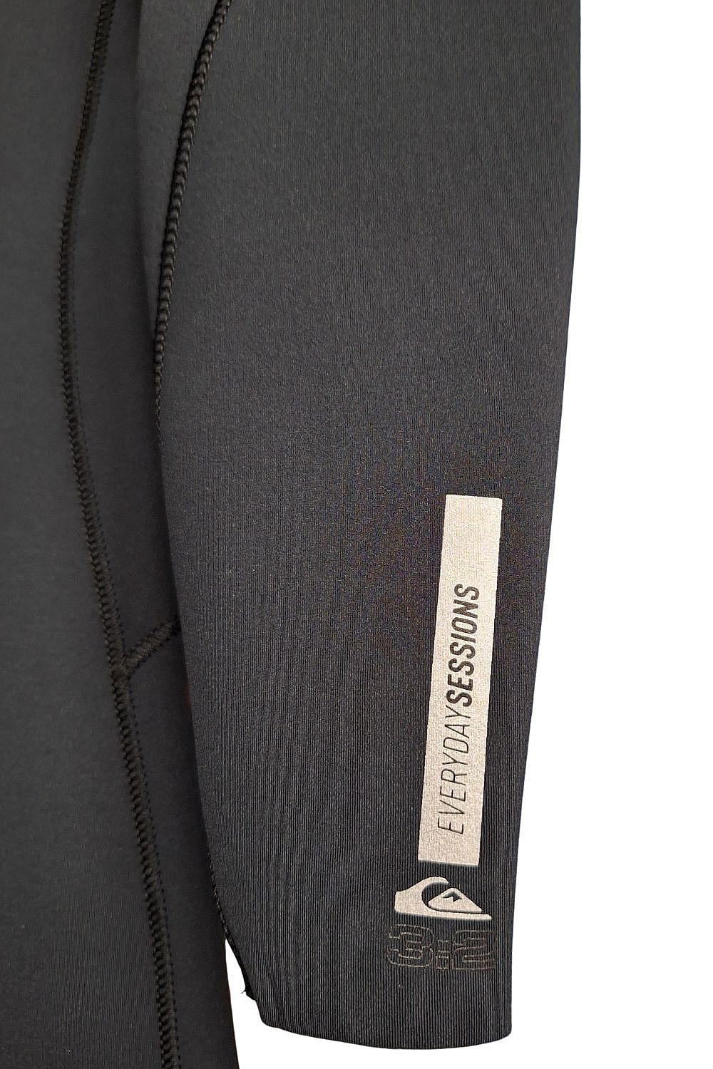 kombinezon neoprenowy Quiksilver Everyday Sessions 3/2 Back Zip LS - BLK/Black - men´s