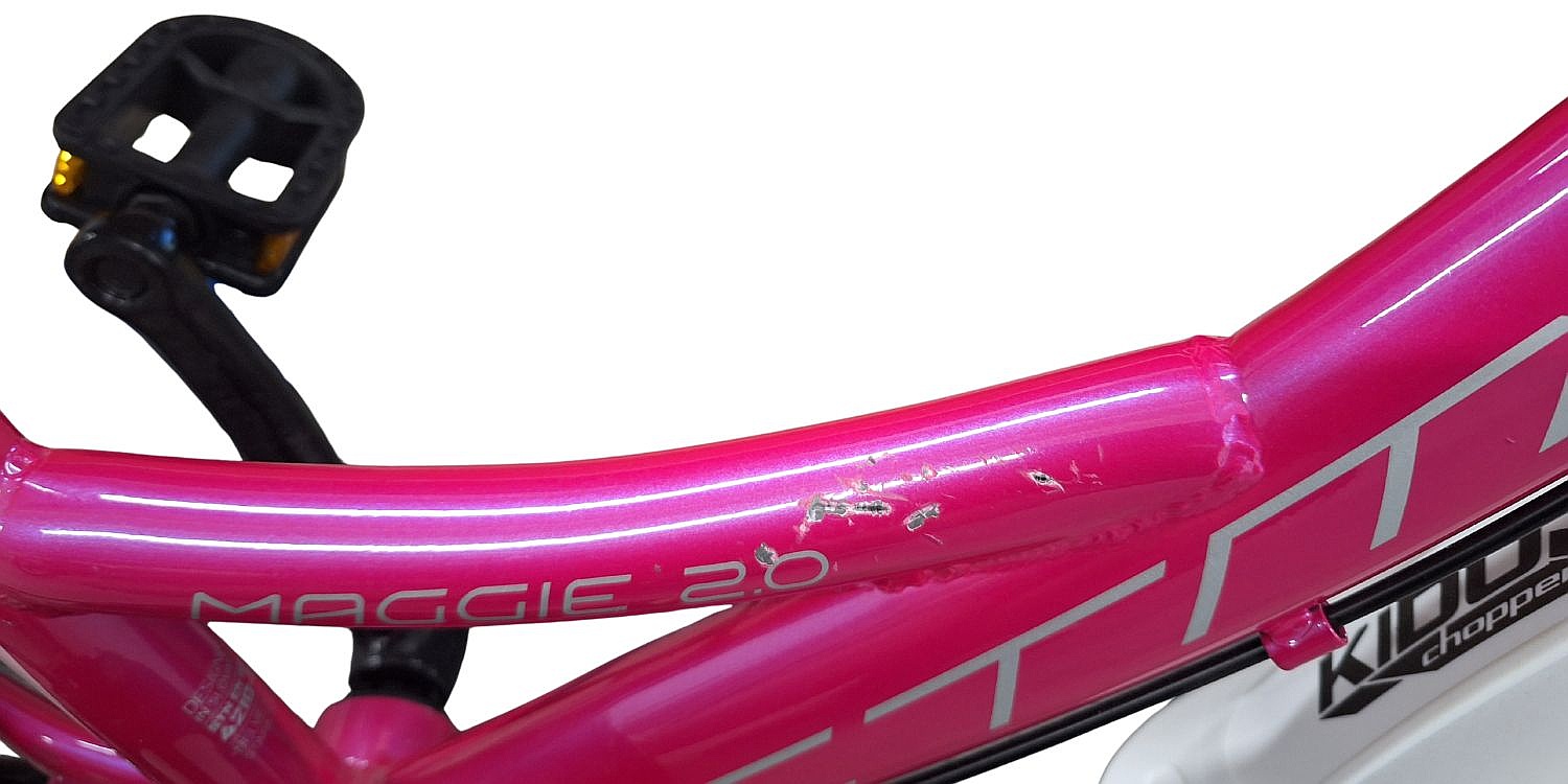 kolo CTM Maggie 2.0 20" - Odřený lak - Pink/White