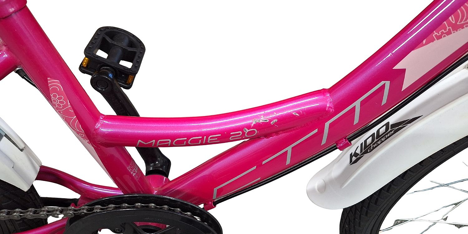 kolo CTM Maggie 2.0 20" - Odřený lak - Pink/White