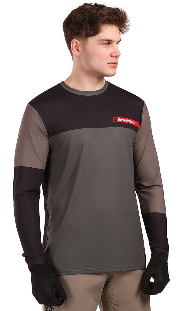 dres Horsefeathers Quantum LS - Chimera/Walnut - men´s