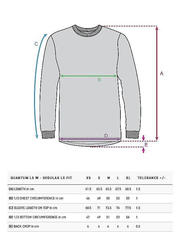 dres Horsefeathers Quantum W LS - Indigo/Iris - women´s