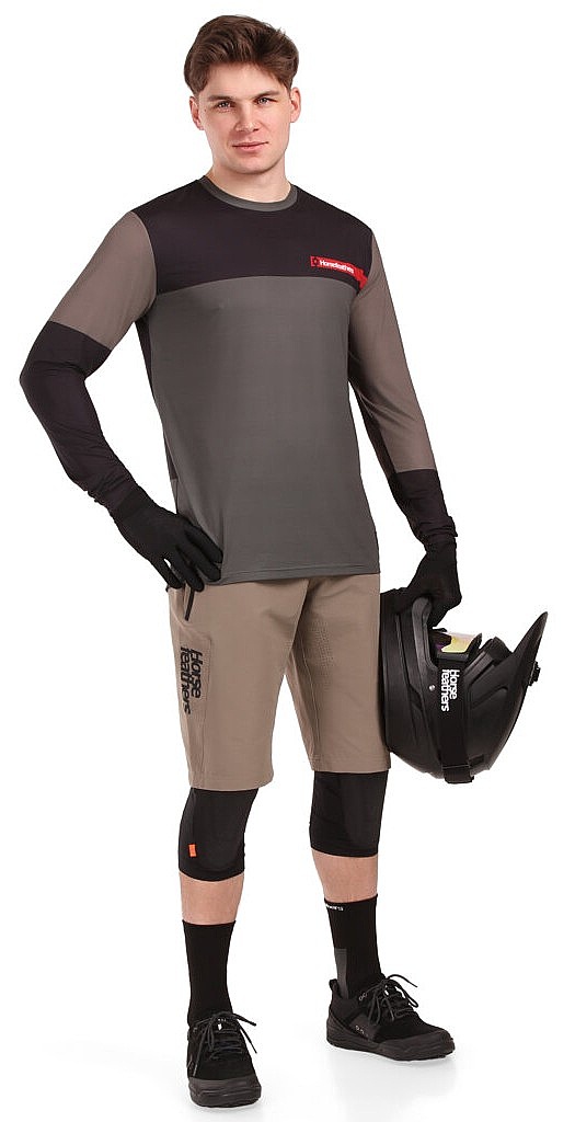 dres Horsefeathers Quantum LS - Chimera/Walnut - men´s