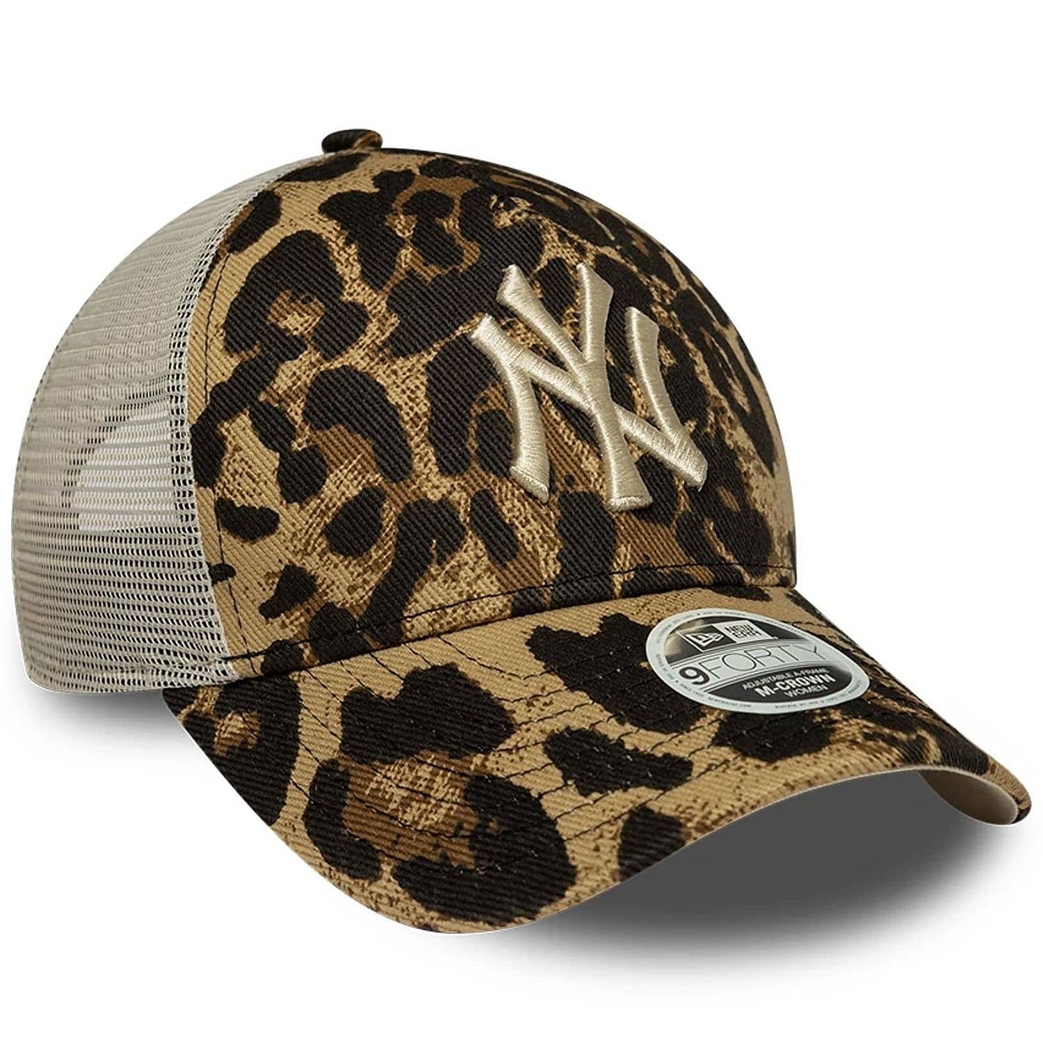 casquette New Era 9FO M-Crown AF Trucker MLB New York Yankees - NFL Brown Suede - women´s