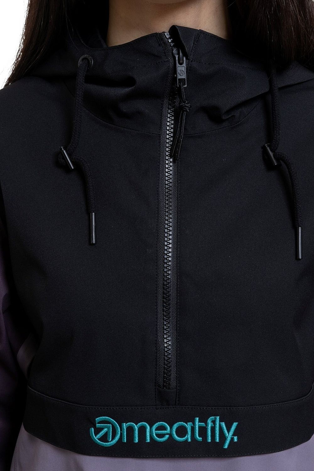 bunda Meatfly Kalle - Black/Violet - women´s
