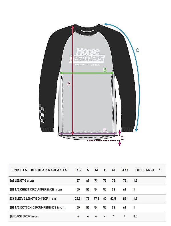 Fahrradanzug Horsefeathers Spike LS - Chimera/Black - men´s