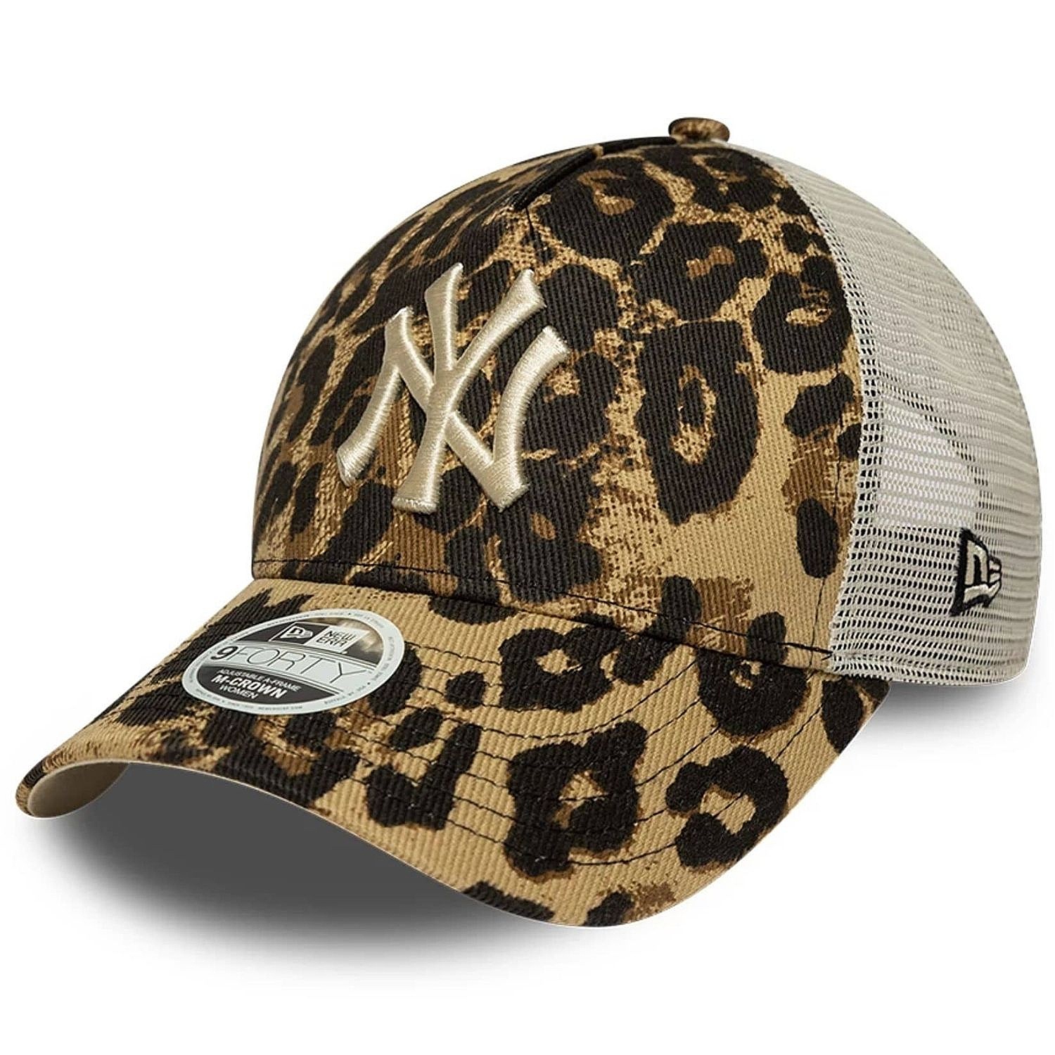 casquette New Era 9FO M-Crown AF Trucker MLB New York Yankees - NFL Brown Suede - women´s