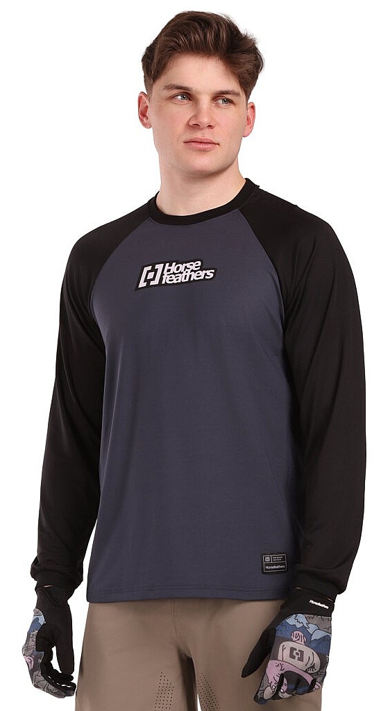 Fahrradanzug Horsefeathers Spike LS - Indigo/Black - men´s