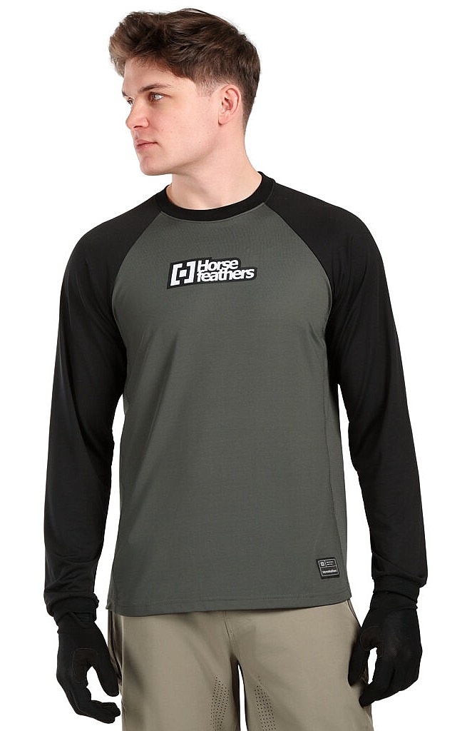 Fahrradanzug Horsefeathers Spike LS - Chimera/Black - men´s