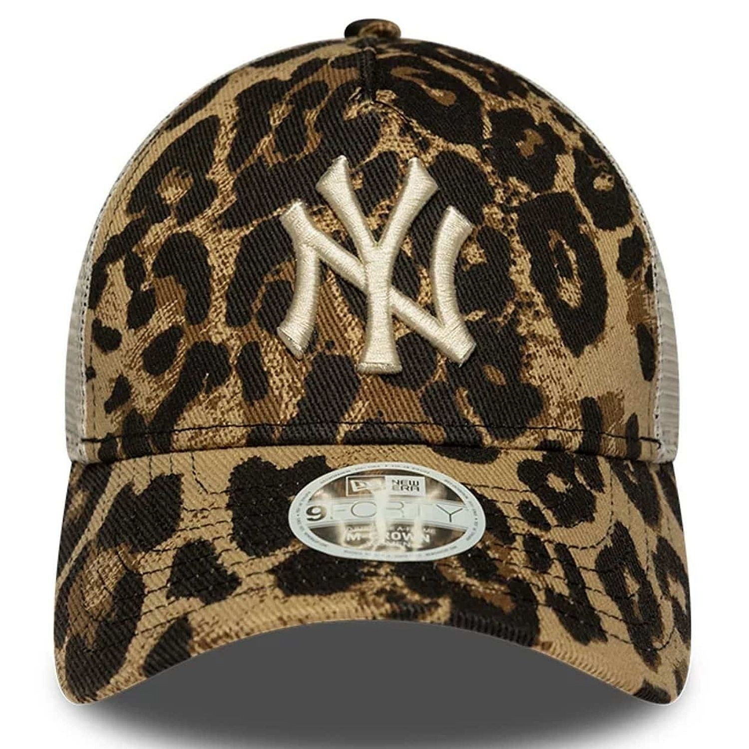 casquette New Era 9FO M-Crown AF Trucker MLB New York Yankees - NFL Brown Suede - women´s