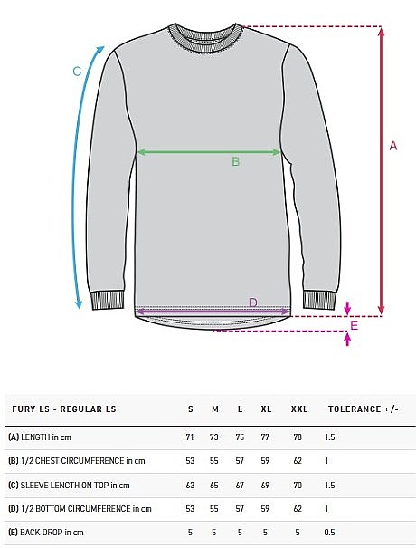 dres Horsefeathers Fury LS - Black/Citadel - men´s