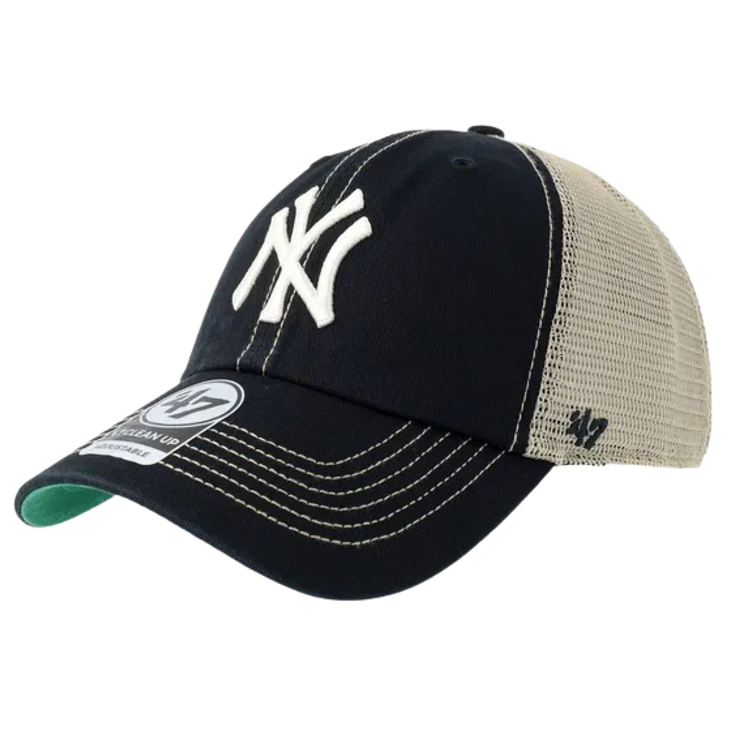 Kappe 47 Brand MLB New York Yankees Trawler '47 CleanUp Trucker - Black