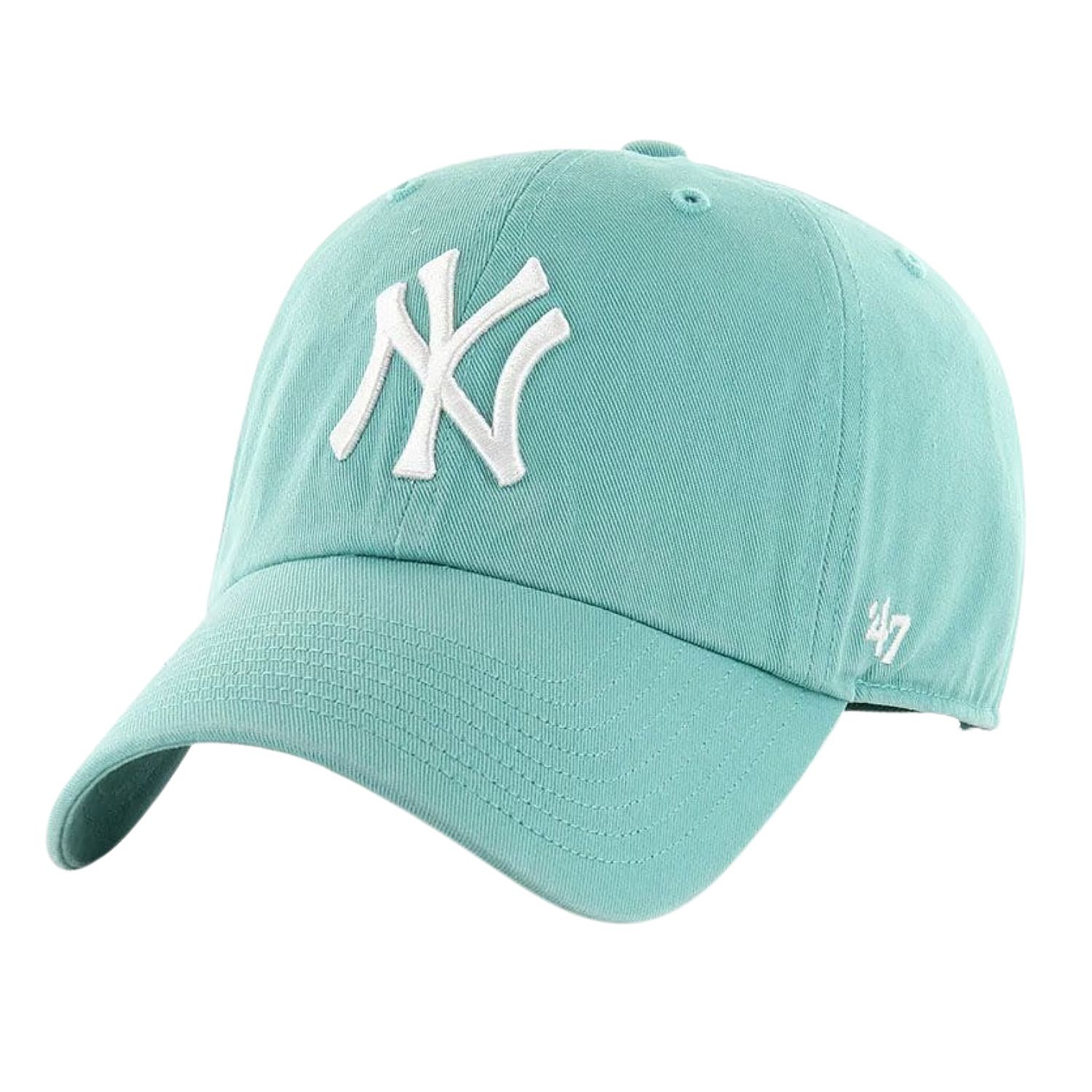 czapka z daszkiem 47 Brand MLB New York Yankees '47 Clean Up - Lagoon Blue