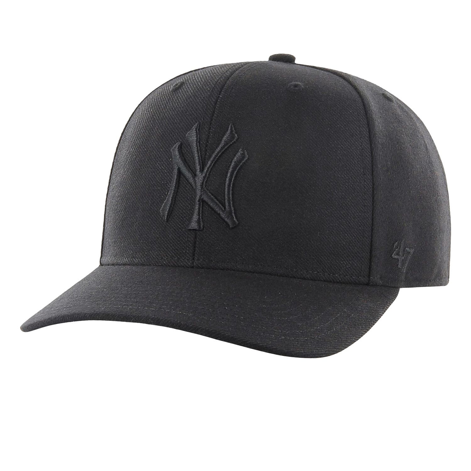 casquette 47 Brand MLB New York Yankees Cold Zone '47 MVP DP Wool - Black/Black