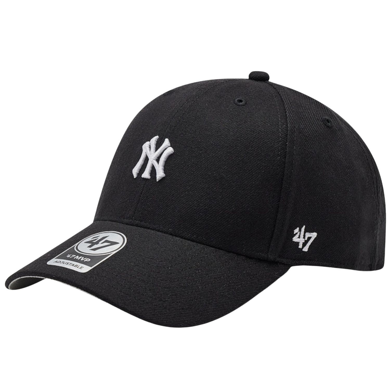 czapka z daszkiem 47 Brand MLB New York Yankees Base Runner Snap '47 MVP - Black/White