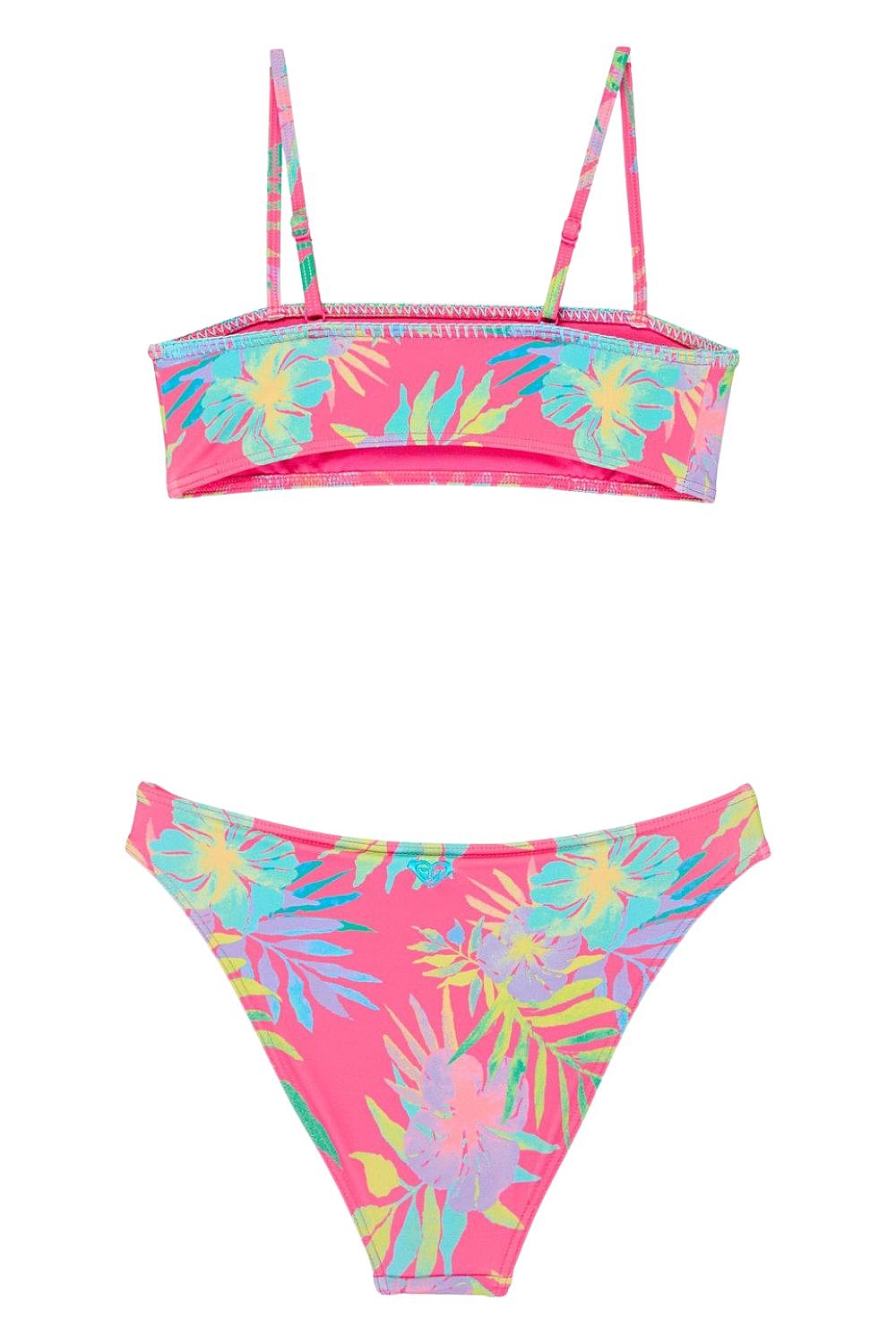Badeanzug Roxy Aquarella Bandeau Set - XMGM/Sangria Sunset Aquarella Rg - girl´s