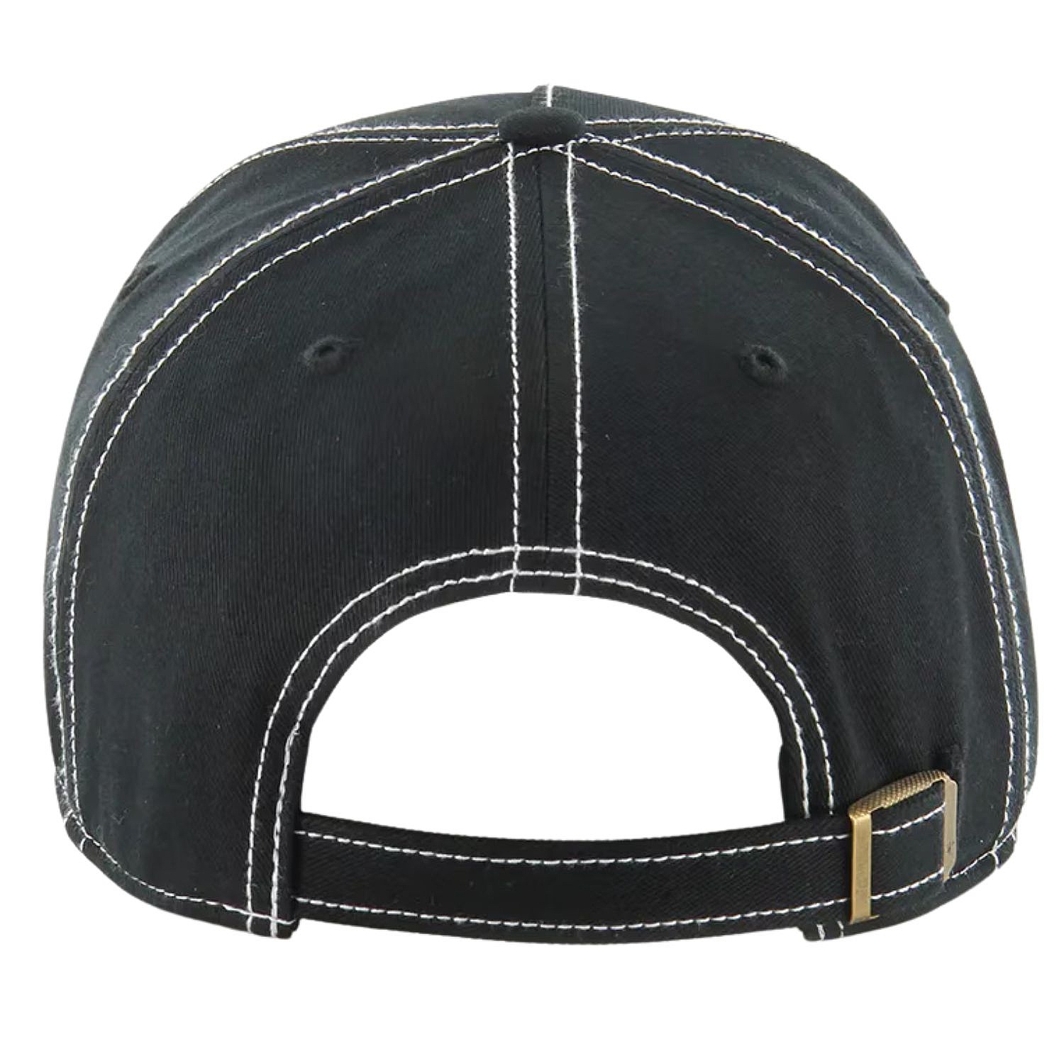 czapka z daszkiem 47 Brand MLB New York Yankees Contrast Stitch '47 MVP DT - Black/White