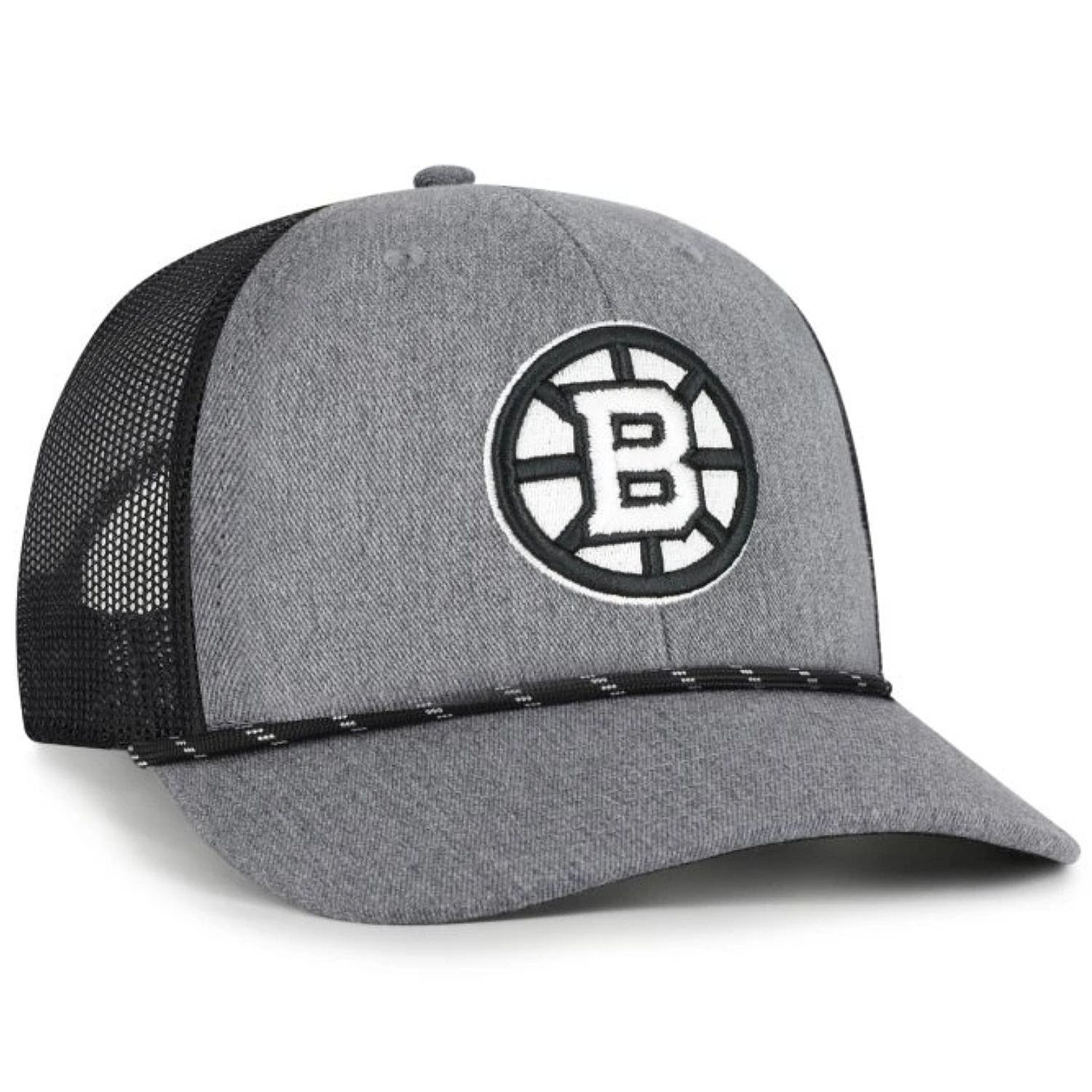 casquette 47 Brand NHL Boston Bruins Carbon Rope '47 Trucker - Charcoal