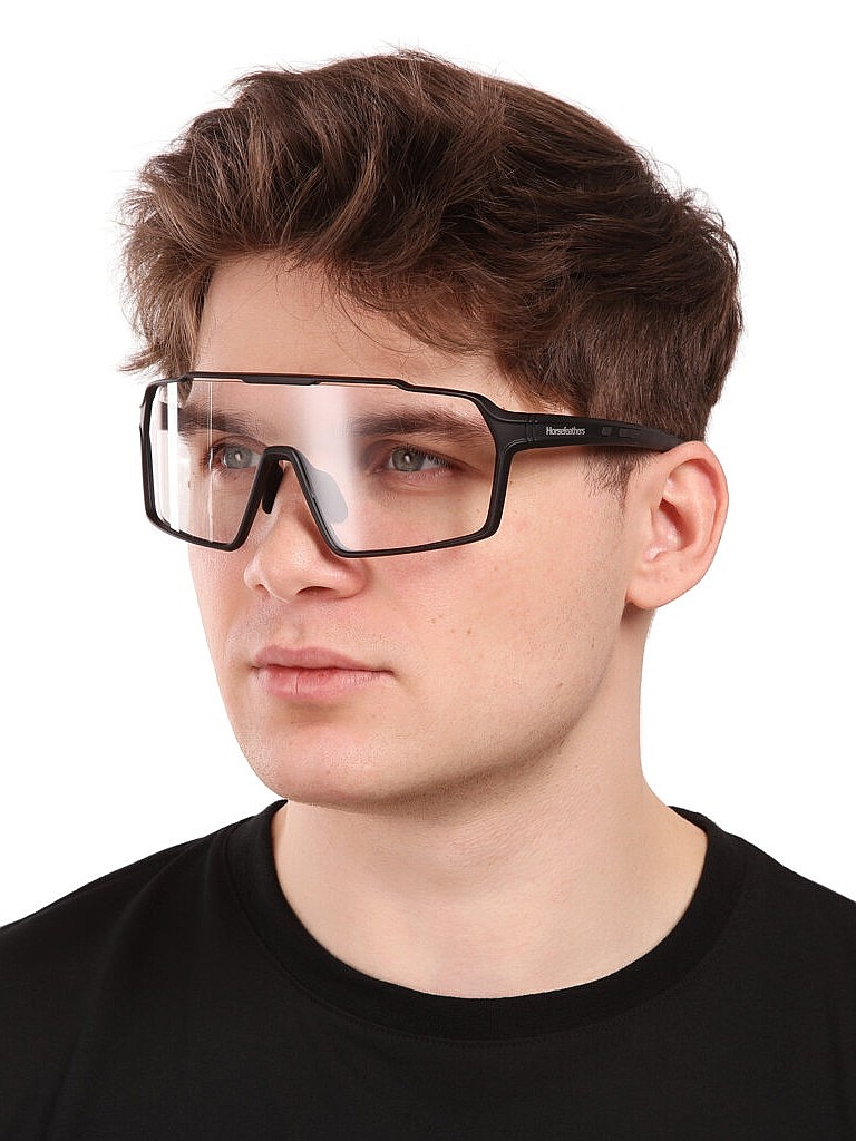 des lunettes Horsefeathers Neutron Photochromic - Matt Black/Gray - men´s