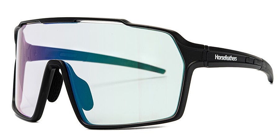 okulary Horsefeathers Neutron Photochromic - Matt Black/Mirror Green - men´s