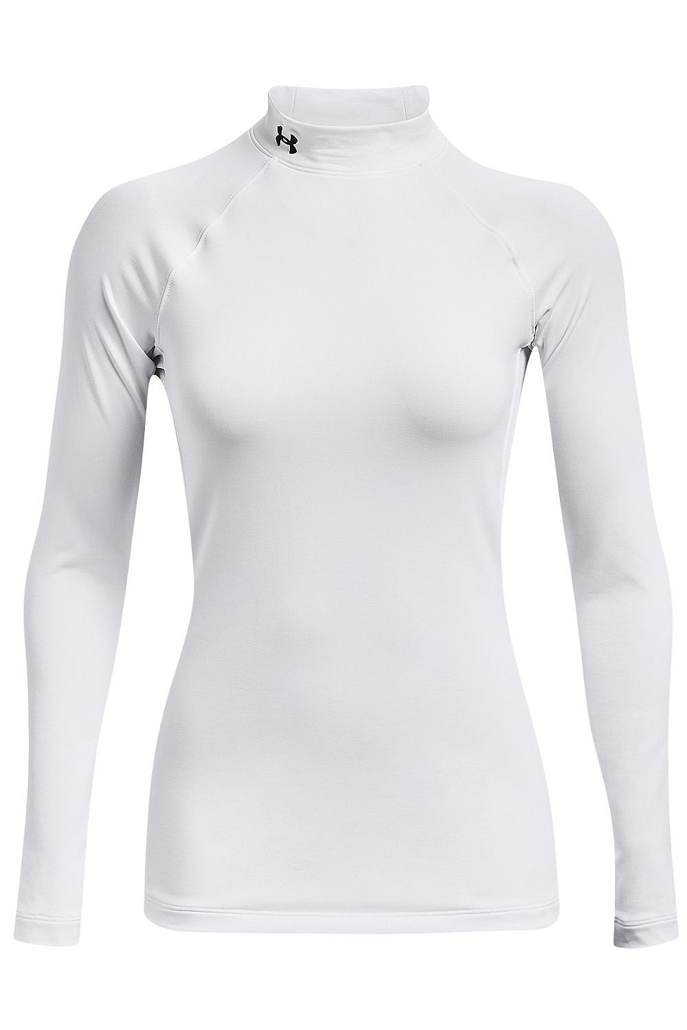 tričko Under Armour ColdGear Authentics Mock Neck LS - White