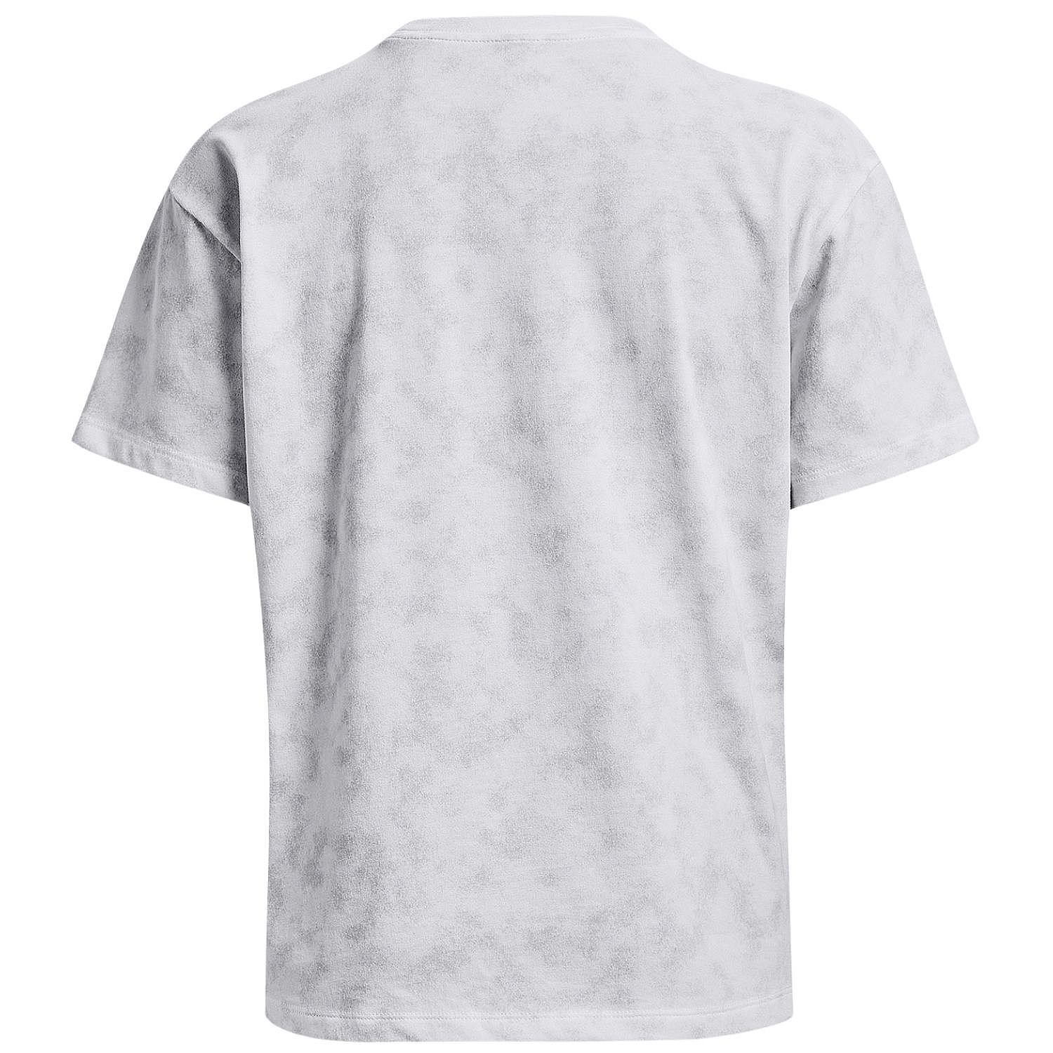 T-Shirt Under Armour Logo Aop Heavyweight - White/Halo Gray - women´s