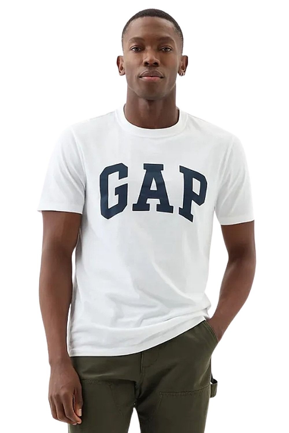 T-Shirt GAP Logo GAP Basic - White V2 Global - men´s