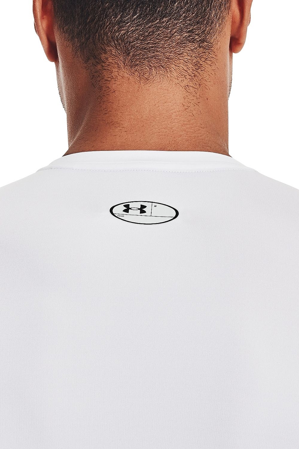 рубашка Under Armour HeatGear Armour Compression LS - White/Black - men´s