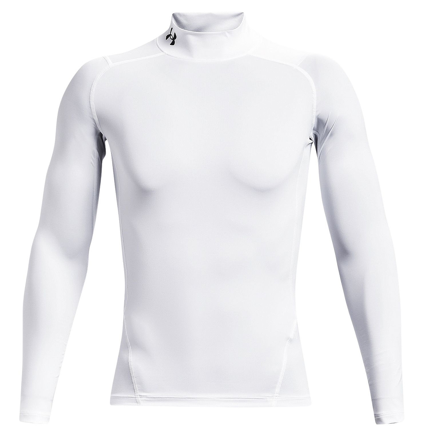 tričko Under Armour HeatGear Armour Compression Mock  LS - White