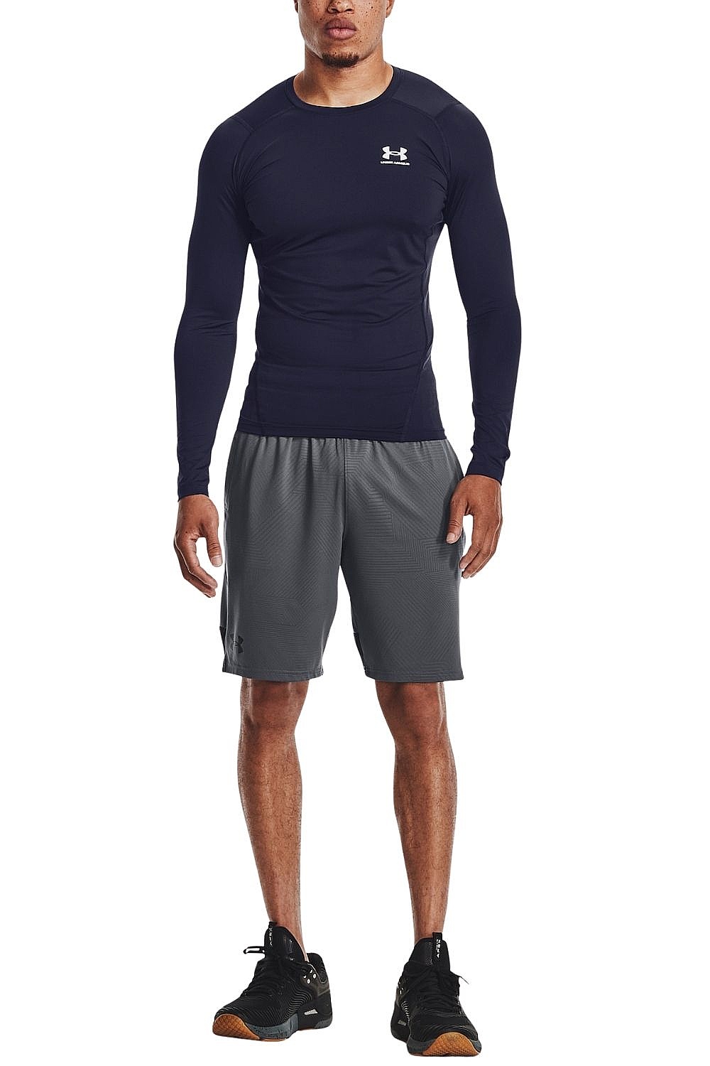 T-Shirt Under Armour HeatGear Armour Compression LS - Midnight Navy - men´s