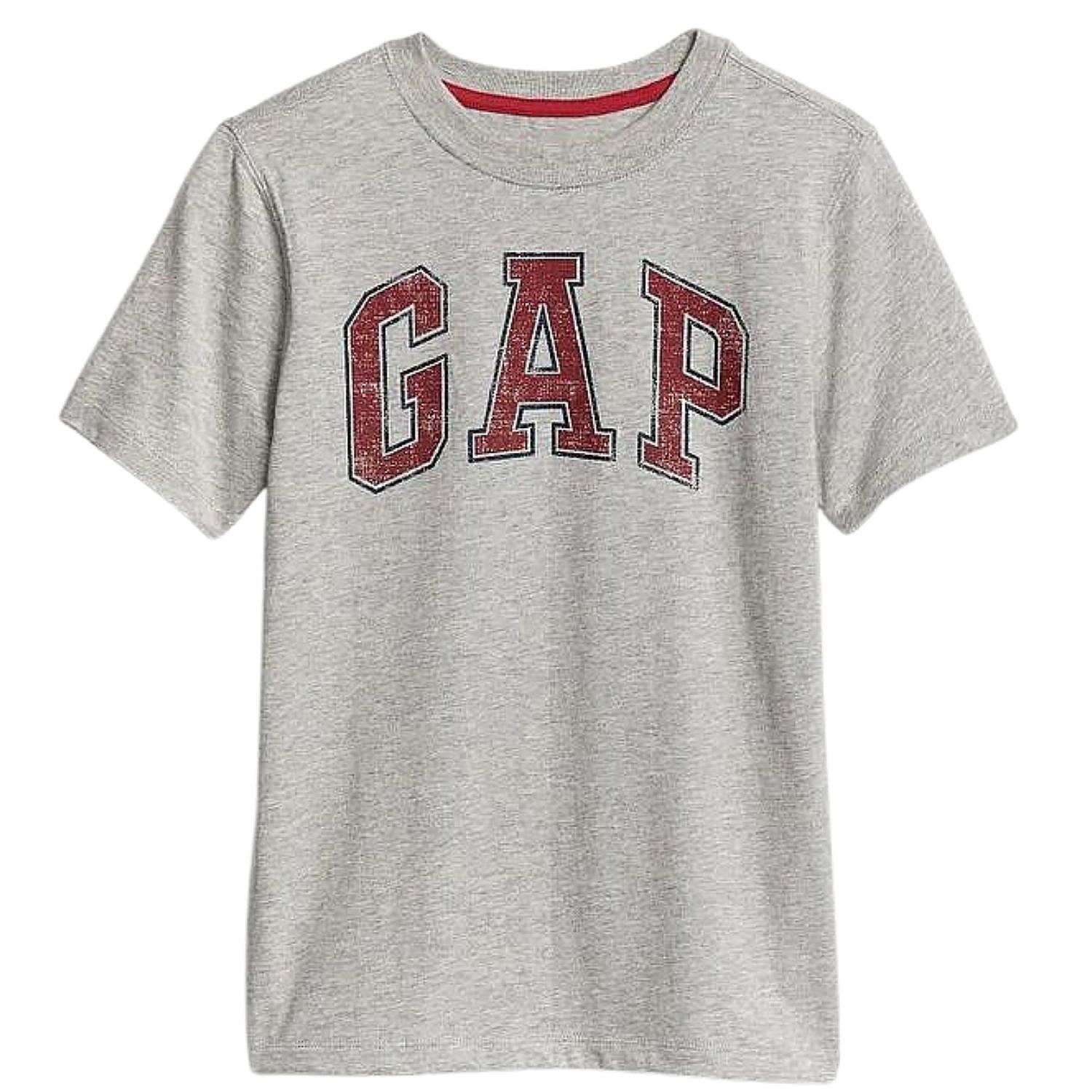 T-Shirt GAP V-New Arch Screen - Light Heather Grey B08 - boy´s