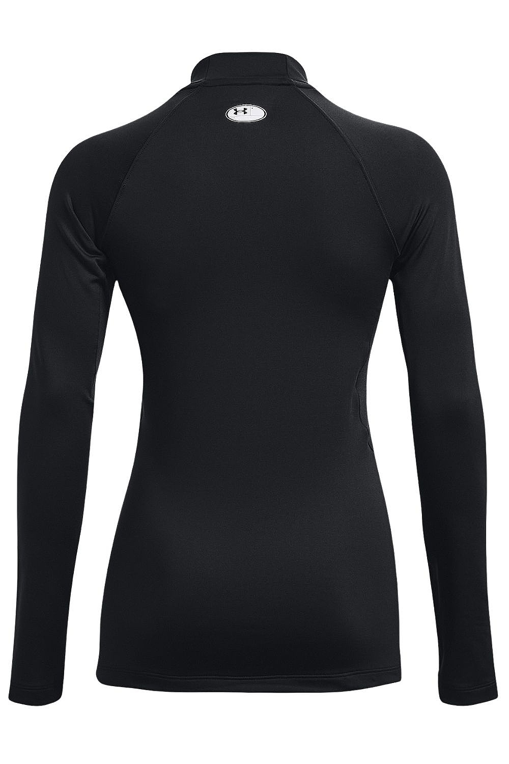 tričko Under Armour ColdGear Authentics Mock Neck LS - Black