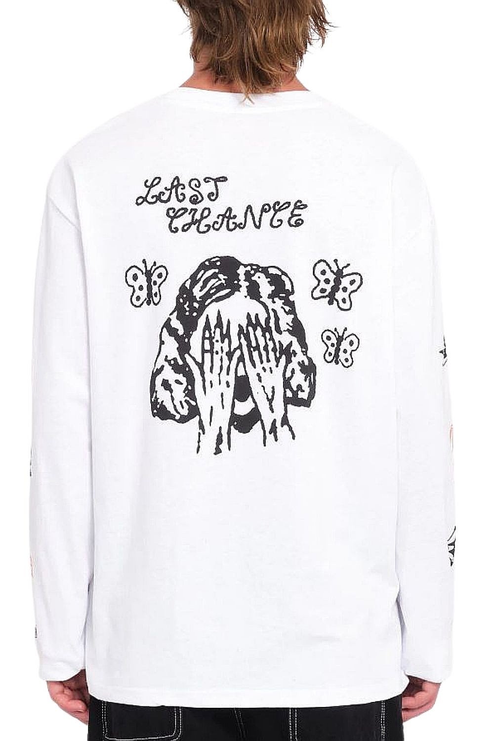T-Shirt Volcom Fa Keutchi 3 LS - White - men´s