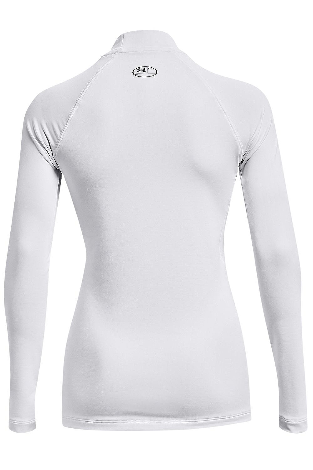 tričko Under Armour ColdGear Authentics Mock Neck LS - White