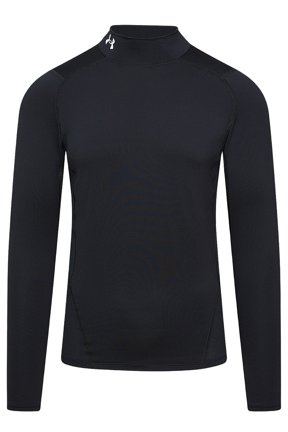 tričko Under Armour HeatGear Armour Compression Mock  LS - Black