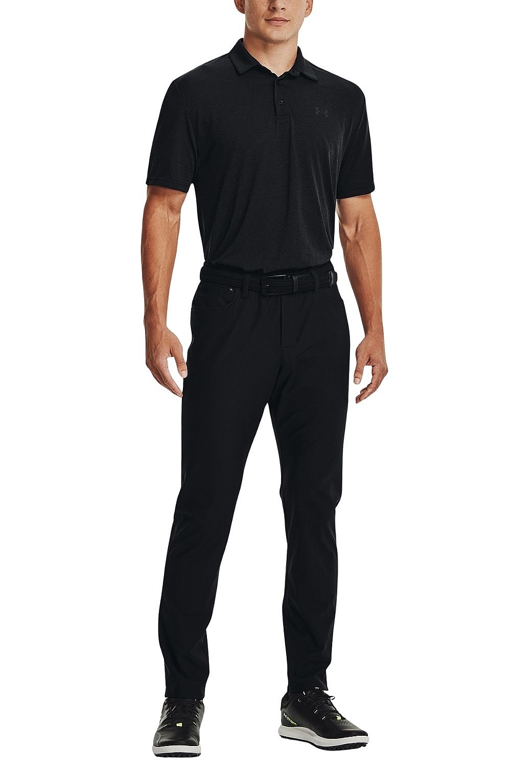 рубашка Under Armour Vanish Seamless Polo - Black - men´s