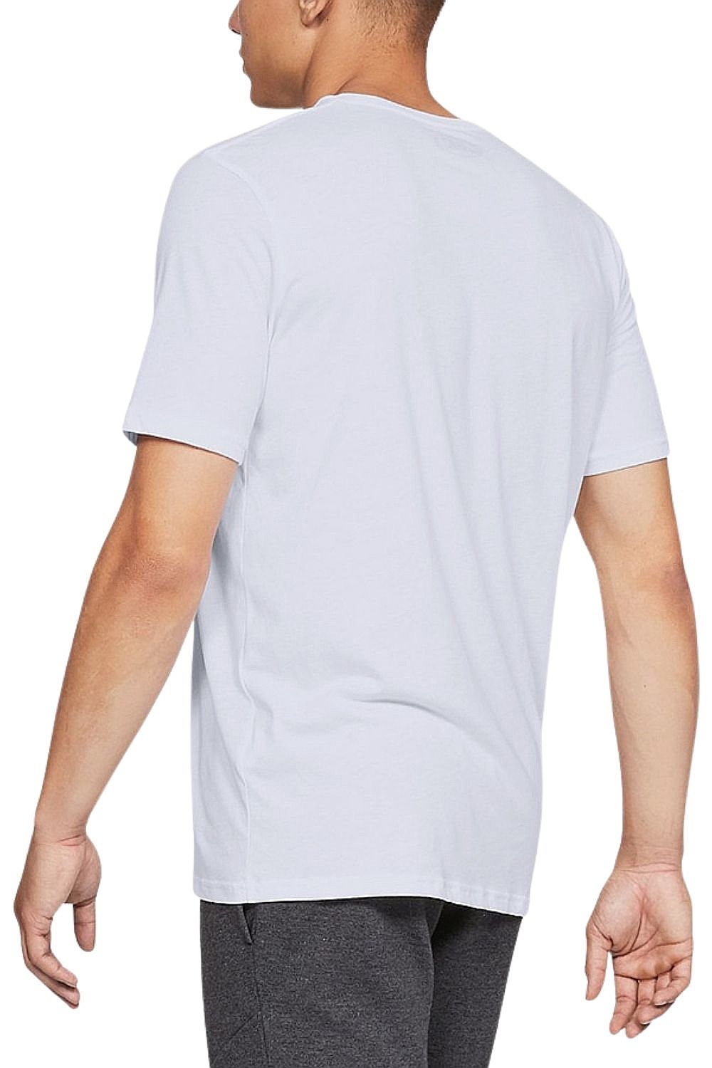 рубашка Under Armour Sportstyle Logo - White/Black - men´s