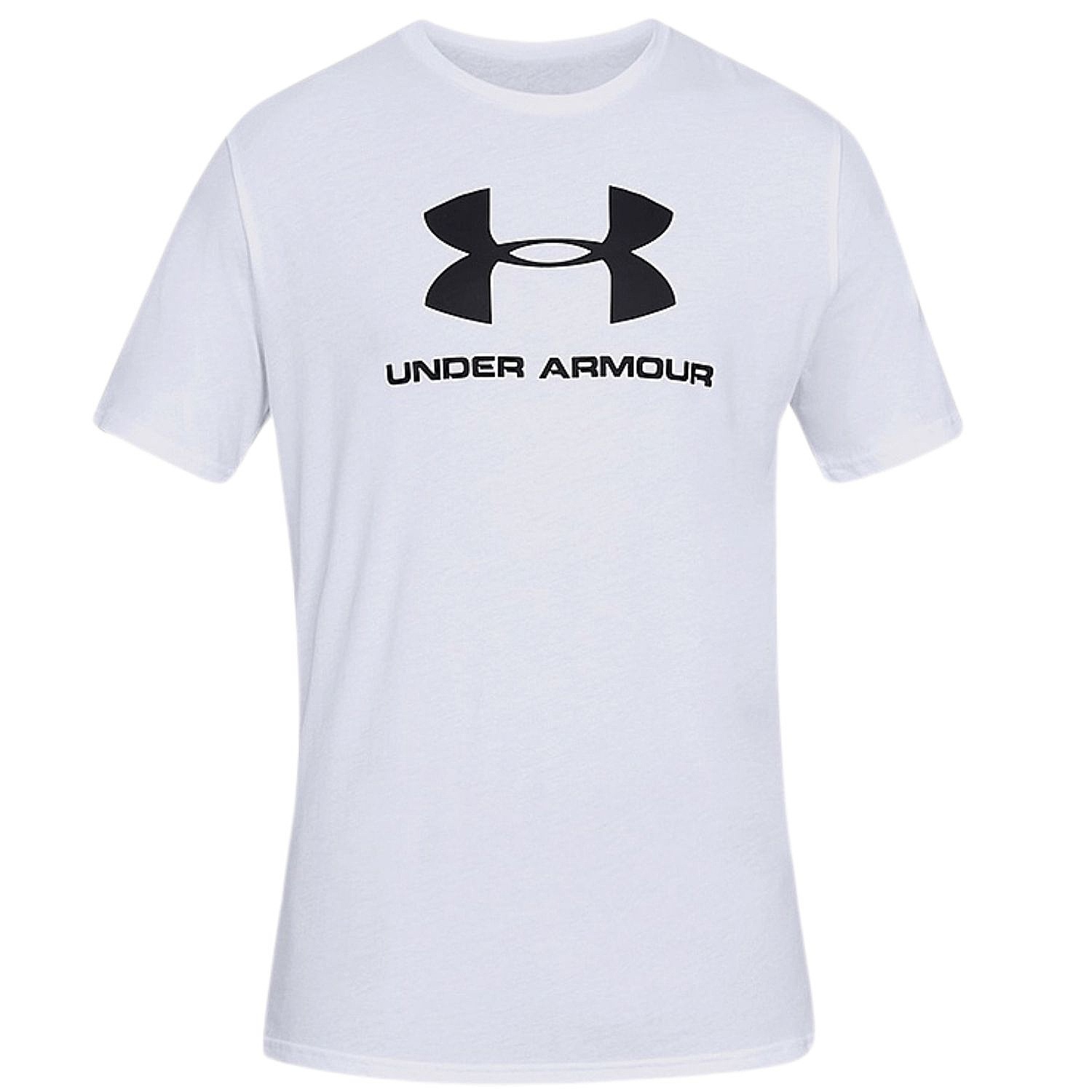 рубашка Under Armour Sportstyle Logo - White/Black - men´s