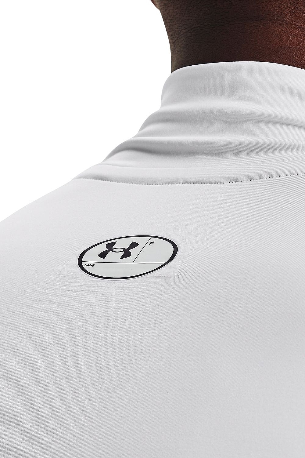 tričko Under Armour HeatGear Armour Compression Mock  LS - White