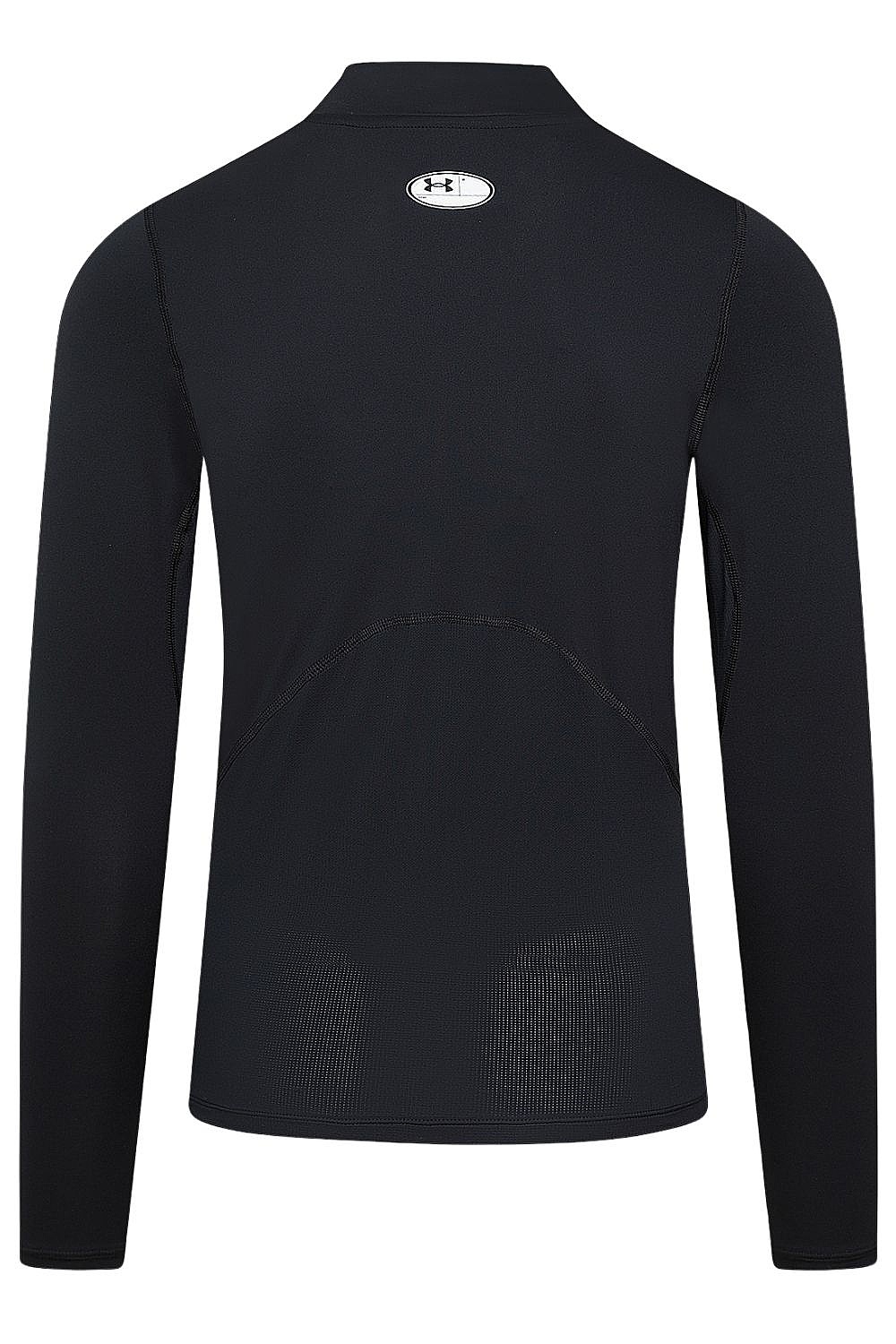 tričko Under Armour HeatGear Armour Compression Mock  LS - Black