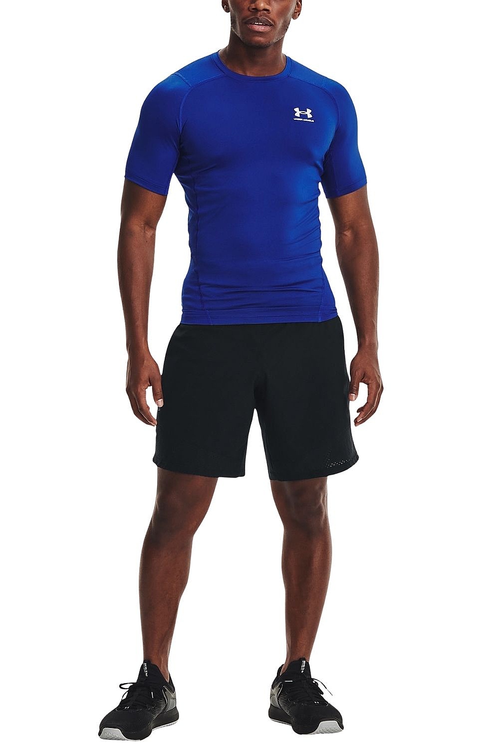 T-shirt Under Armour HeatGear Armour Comp - Royal/White