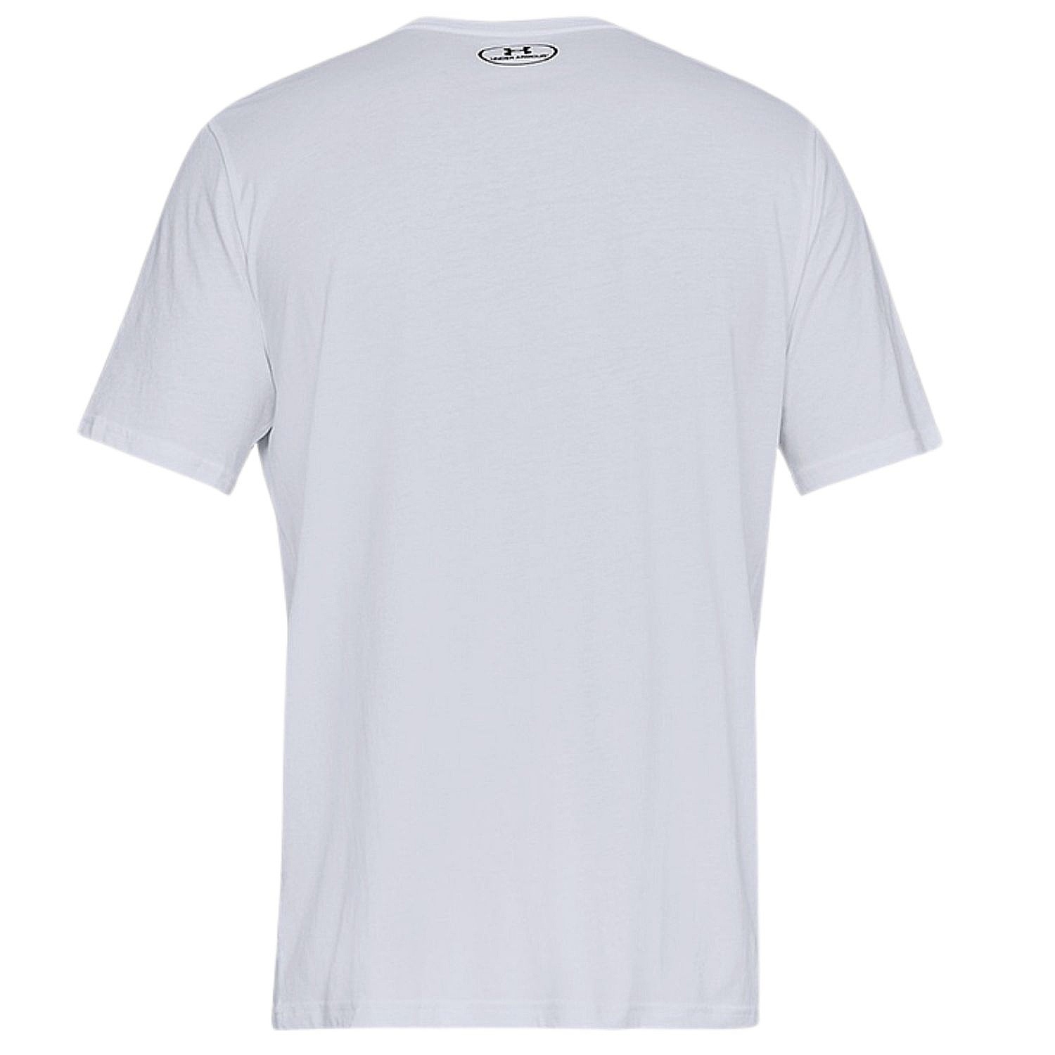 T-Shirt Under Armour Sportstyle Left Chest - White/Black - men´s