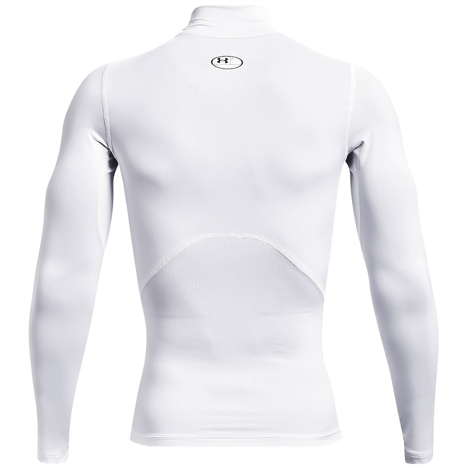 tričko Under Armour HeatGear Armour Compression Mock  LS - White
