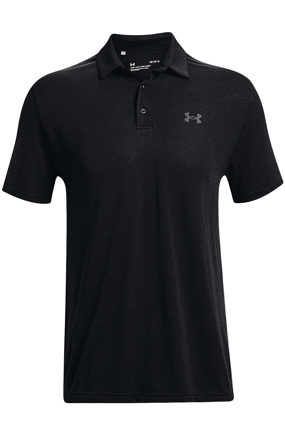 рубашка Under Armour Vanish Seamless Polo - Black - men´s