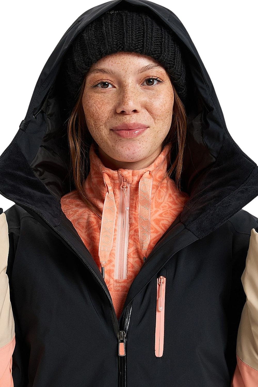jacket Roxy Peakside - KVJ0/True Black - women´s