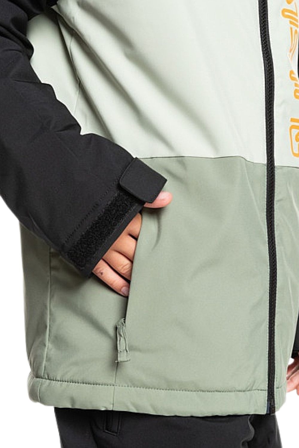 detská bunda Quiksilver Side Hit - GLW0/Sea Spray