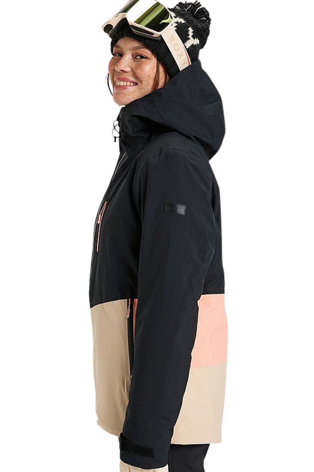 jacket Roxy Peakside - KVJ0/True Black - women´s