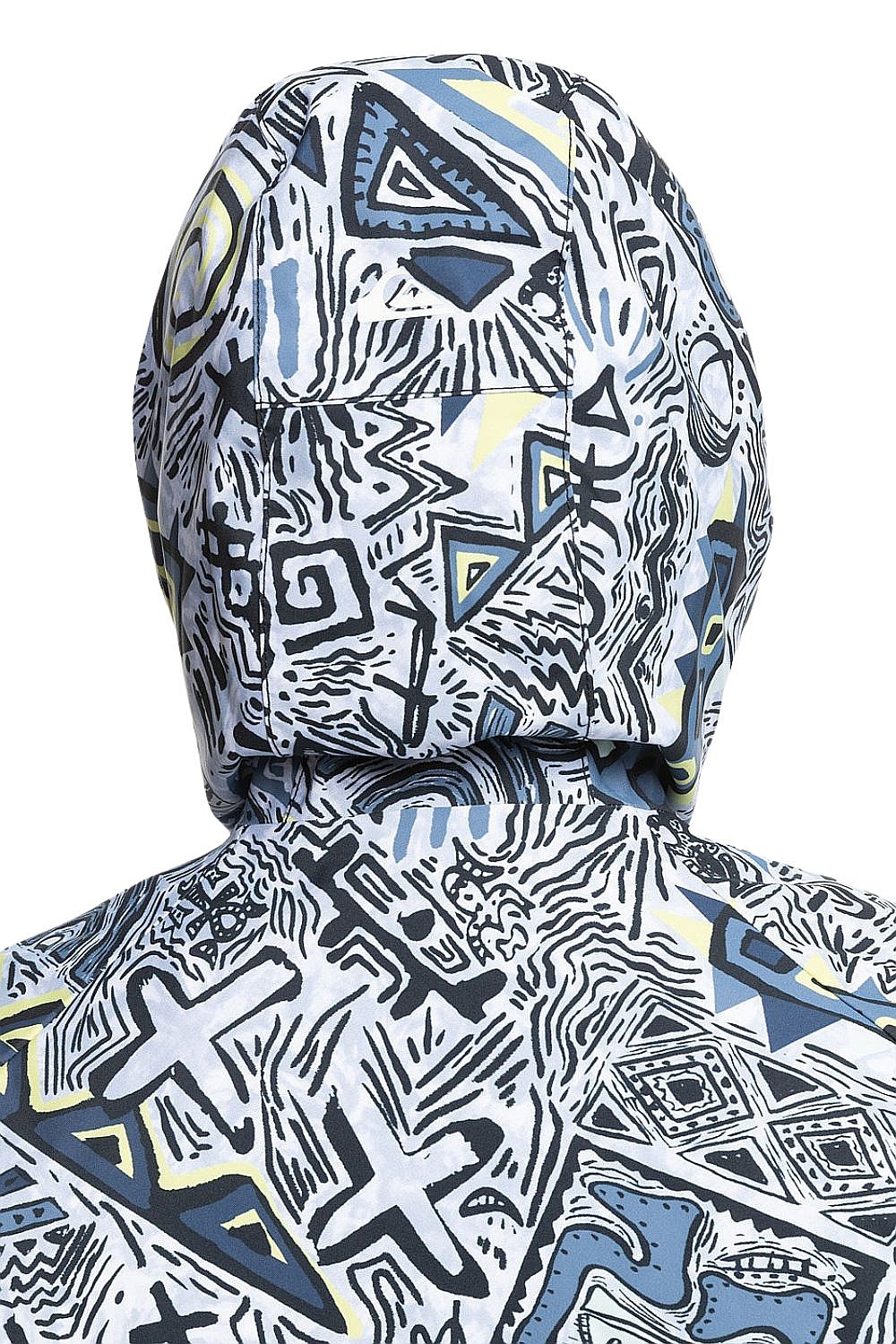 Jacke Quiksilver Mission Printed Block - KVJ3/Heritage Scribble Black - boy´s