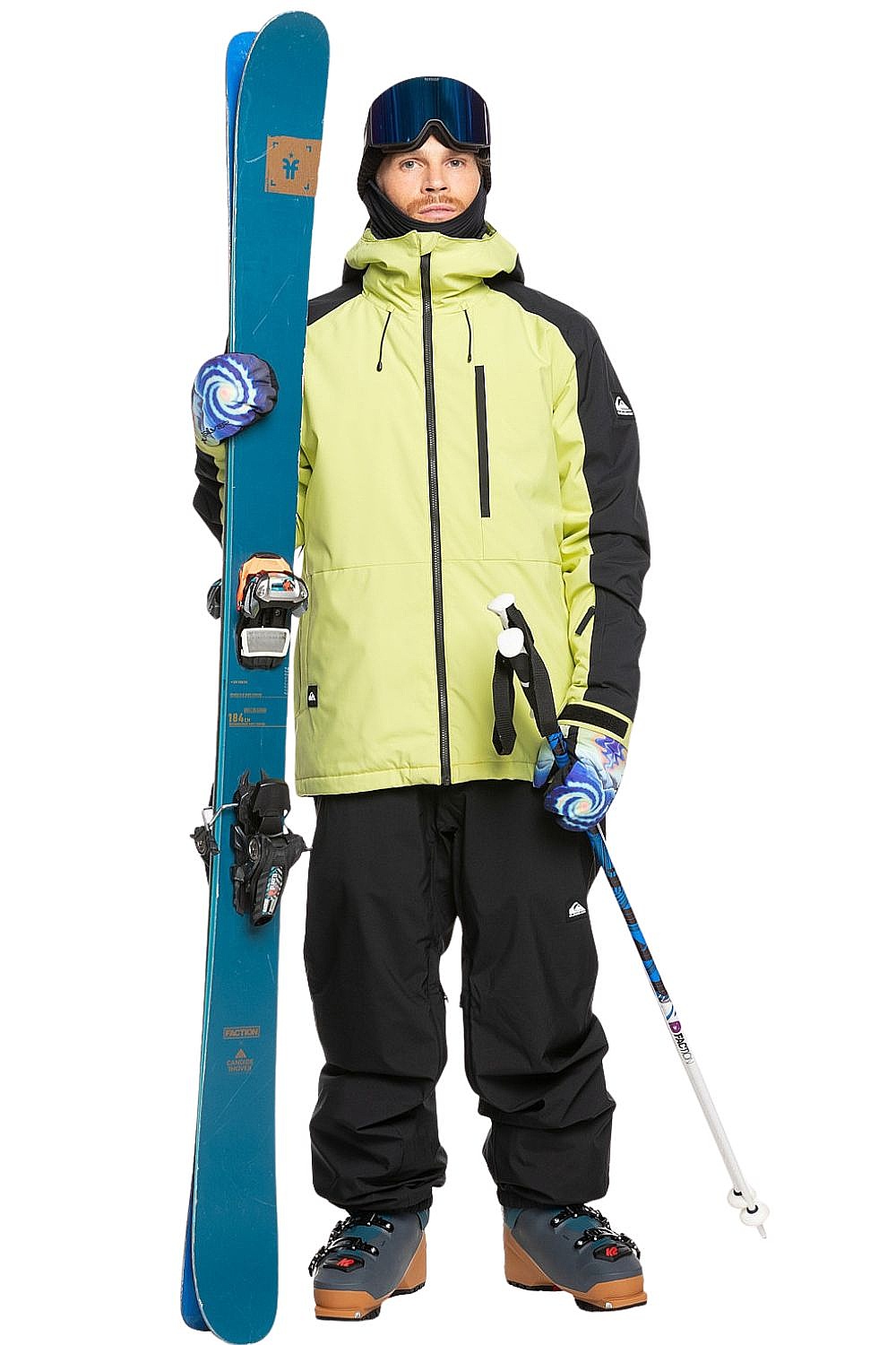 bunda Quiksilver Mission Block - GEL0/Celery Green