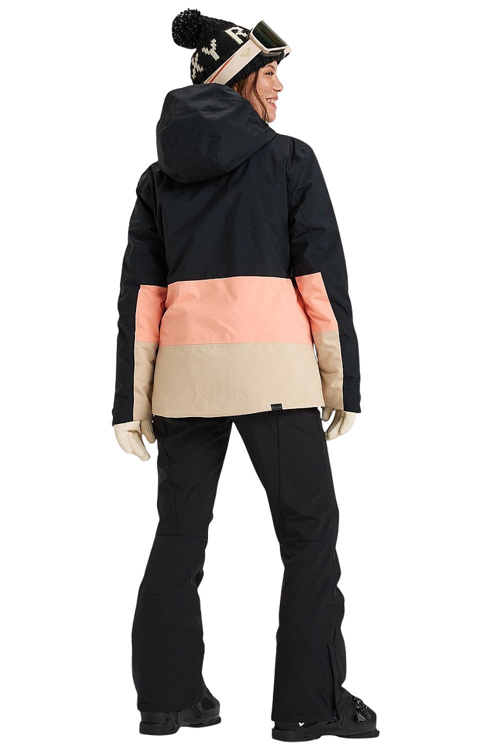 jacket Roxy Peakside - KVJ0/True Black - women´s