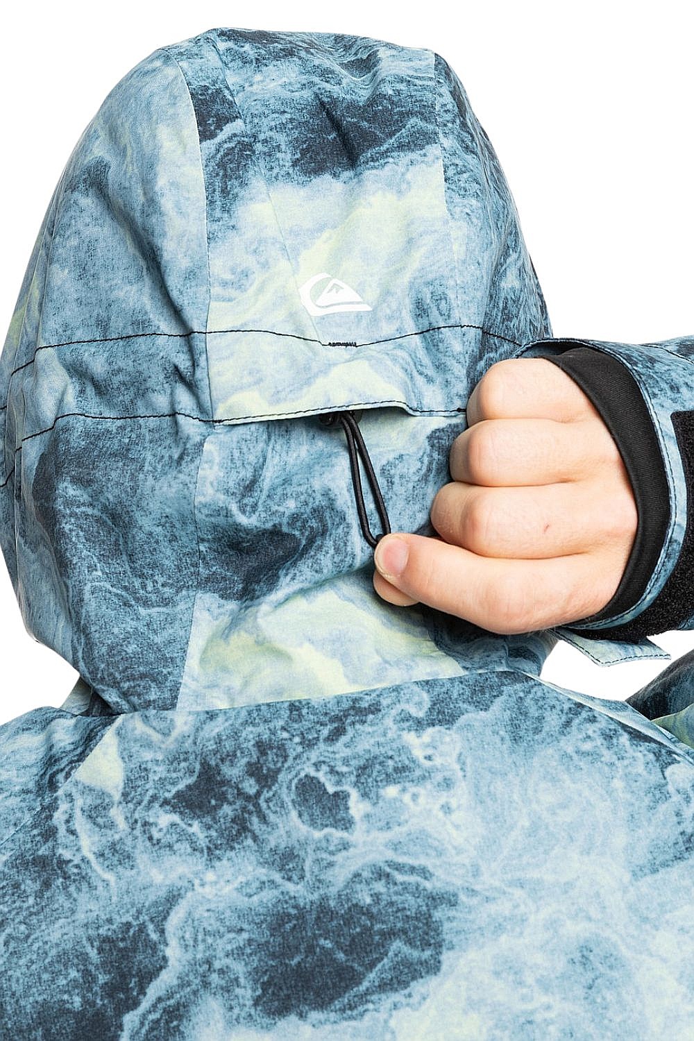 kurtka Quiksilver Mission Printed - GEL2/Space Stone Celery Green